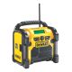 2. DeWALT DCR020-QW Portable Digital Radio Black, Yellow