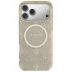 3. Guess IML Peony Dot MagSafe Case for iPhone 17 Pro Max - Beige