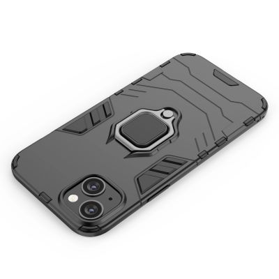 18. Ring Armor case for iPhone 14 Pro Max armored cover magnetic holder ring black