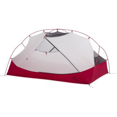 MSR Hubba Hubba Bikepack 2 Person Green, Red, White Triangle Tent