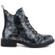6. Women's patent leather ankle boots, gray, S.Barski HY62-8140