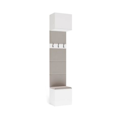HAGA Coat Rack, 1 pc, White
