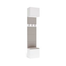HAGA Coat Rack, 1 pc, White