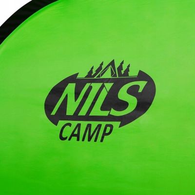 8. NILS CAMP NC3173 self-pitching beach tent, green