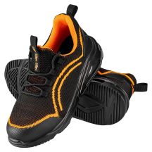 S1 SR Neo Air Work Shoes, Steel Toe, Orange, Size 47