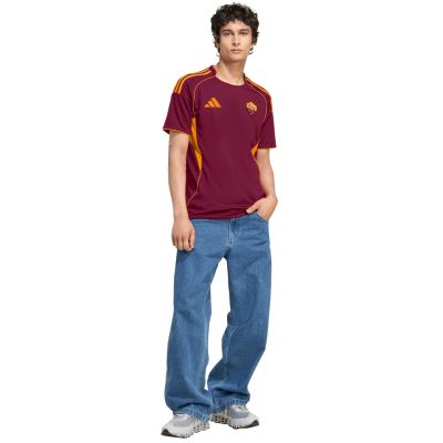 6. Men's adidas AS Roma 25/26 Home Burgundy Jersey JP4184