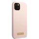 4. Guess GUHMP13SSBPLP iPhone 13 mini 5.4" pink/pink hard case Silicone Logo Plate MagSafe