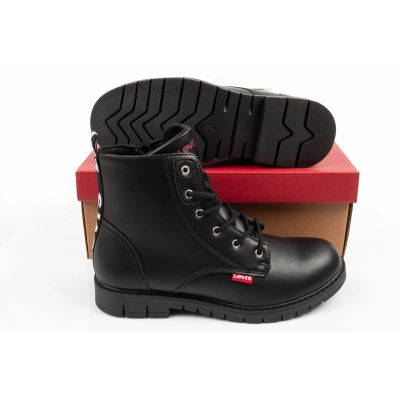 10. Levi's girls' Pasadene SE ankle boots, black, with zipper