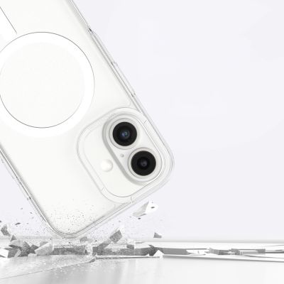 8. AmazingThing Minimal Mag Case with Magnetic Ring for iPhone 16 - Transparent