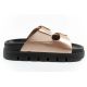 4. Lee Cooper shoes women's slippers gold comfortable platform fashionable