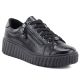 Women's patent leather platform shoes, black, Vinceza 133134