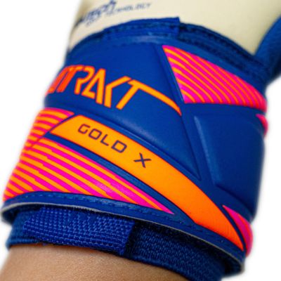 5. Reusch Attrakt Gold X NC Goalkeeper Gloves Blue 5670955 4126