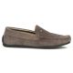 3. Men's leather moccasin shoes in taupe suedeFilippo MP923