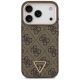 3. Guess 4G Triangle Logo MagSafe Case for iPhone 17 Pro / 18 Pro - Brown