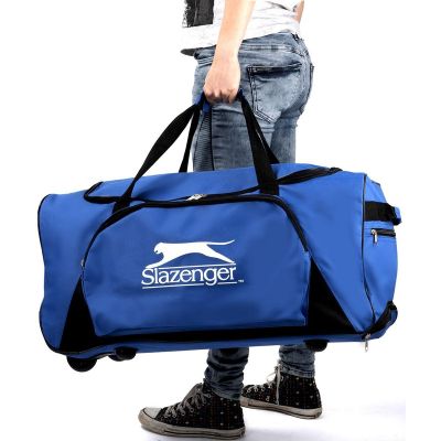 5. SLAZENGER BLUE TRAVEL SPORTS BAG WITH WHEELS