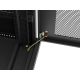 10. Floor-standing installation rack cabinet 19" 37U 600X600 black perforated door LCD LANBERG (flat pack)