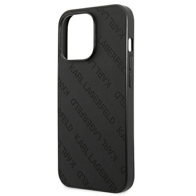 6. Karl Lagerfeld Perforated Allover iPhone 13 Pro Max 6.7" Case - Black