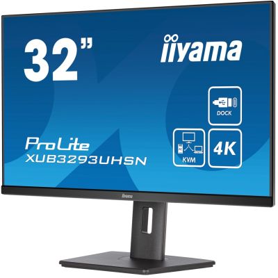 4. iiyama ProLite XUB3293UHSN-B5 computer monitor 80 cm (31.5") 3840 x 2160 px 4K Ultra HD LCD Black