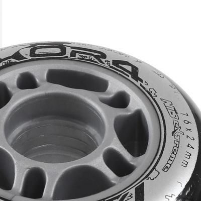 23. PU 76x24 82A BLACK WHEELS (4 pcs.) NILS EXTREME