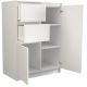 4. Chest of Drawers 2 Doors 2 Drawers White
