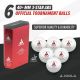 24. JOOLA PRIME TABLE TENNIS BALLS 6 PCS WHITE