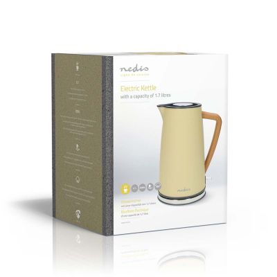 9. Nedis KAWK510EYW 1.7L Yellow Electric Kettle