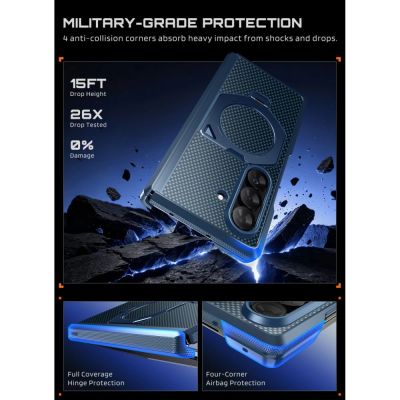 5. Supcase UB Aero MagSafe 2-Set Case for Samsung Galaxy Z Fold 8 Ultra - Navy Blue