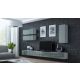 2. TV cabinet VIGO '140' 30/140/40 white/grey gloss