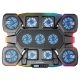 4. Rampage GLACIERS50 Gaming Cooling Pad for 14-17" Laptops, 2600RPM, Black