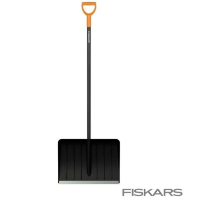 FISKARS SOLID SNOW SHOVEL WITH ALUMINUM HANDLE