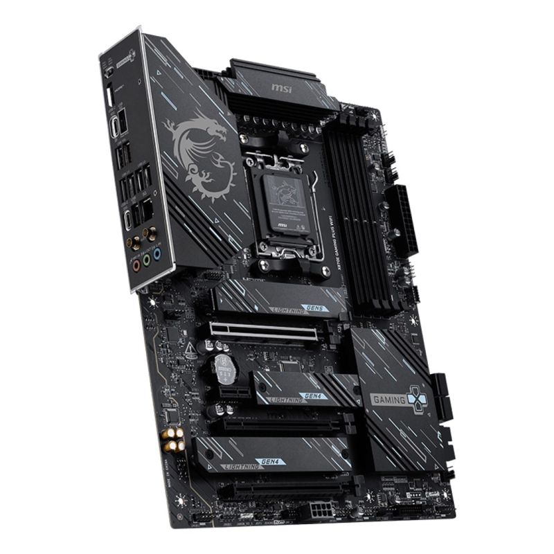 10. MSI X870E GAMING PLUS WIFI Motherboard AMD X870E Socket AM5 ATX