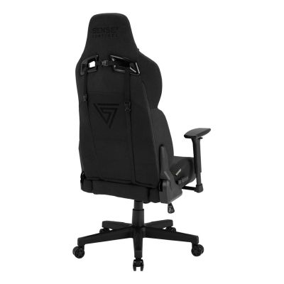 6. SENSE7 Sentinel Gaming Chair Upholstered Seat Black