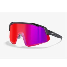 SUPACAZ ORBITRON Glasses Matte Black, Fire Lazer