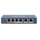 Hikvision DS-3E0106HP-E network links Unmanaged Fast Ethernet (10/100) PoE support Blue