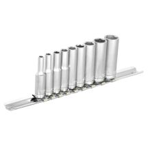 UNIOR Set of 1/4'' long socket wrenches