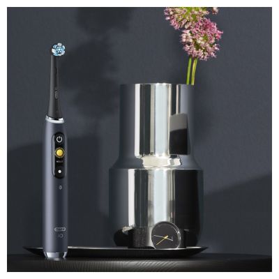 9. Oral-B iO 80363731 Electric Toothbrush Adult Rotating-Pulsating Toothbrush Black, Silver