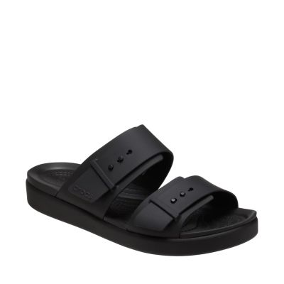 2. Crocs Brooklyn Buckle Low Women's Flip-Flops Black 211215 001
