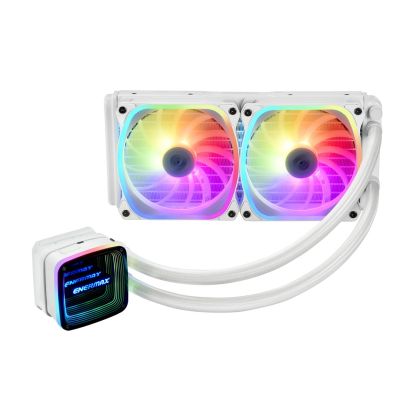 7. Enermax Aquafusion ADV 240mm RGB Liquid CPU Cooler White