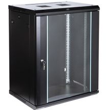 Wall-mounted rack cabinet EPRADO-R19-15U/450-blue