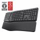 8. TRUST Keyra multidevice wireless ergonomic keyboard