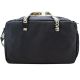4. BLACK AIRPLANE TRAVEL BAG + WHITE SEMI LINE LETTERING