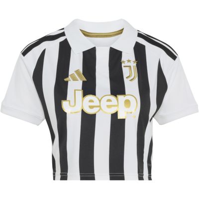 2. adidas Juventus 26/27 Home Cropped Jersey Women's White/Black KB8878