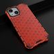 14. Honeycomb Case armor cover with TPU Bumper for iPhone 13 mini red