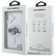 8. Karl Lagerfeld IML Glitter Karl & Choupette Sketch Logo MagSafe Case for iPhone 16 - Transparent