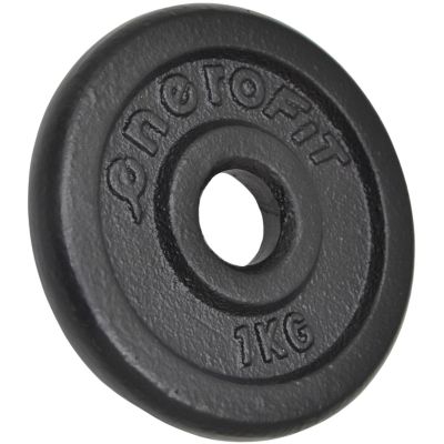 11. BLACK CAST IRON WEIGHT 1 KG ENERO FIT Ø26.5 1 PCS