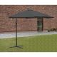 4. 300CM FOLDING GARDEN UMBRELLA ON A BOOM, ANTHRACITE GREY