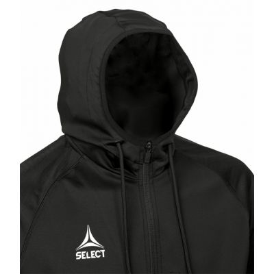 2. SELECT Monaco black v24 zip-up football training sweatshirt with hood