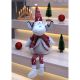 12. DECORATIVE CHRISTMAS REINDEER WHITE 35+20CM