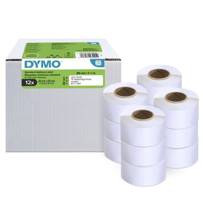 11. Advantage pack/12 roll of 13 labels 28x89 white