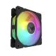 2. ASUS TUF GAMING TR120 ARGB 3IN1 Black Computer Case Air Cooler 12 cm Black